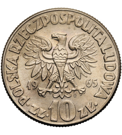 Poland, PRL (1952-1989). 10 Zlotys 1965, Mikołaj Kopernik