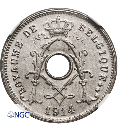 Belgium, Albert I (1909-1934). 5 Centimes 1914, BELGIQUE - NGC MS 65