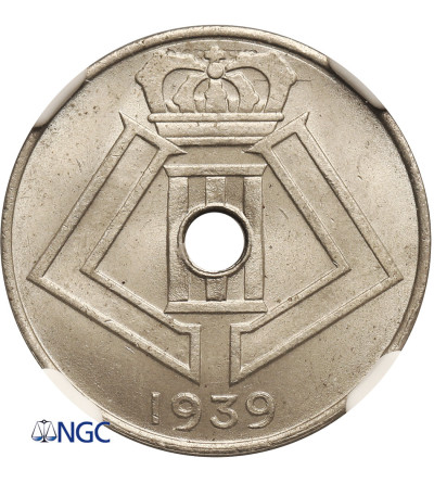 Belgium, Leopold III (1934-1951). 10 Centimes 1939, BELGIE - NGC MS 65
