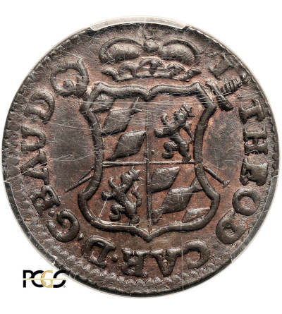 Belgium. Liege (Luik / Lüttich), Bishopric / Duchy. Jean-Theodore de Baviere, 1744-1763. Liard (Oord) 1751 - PCGS MS 63 BN