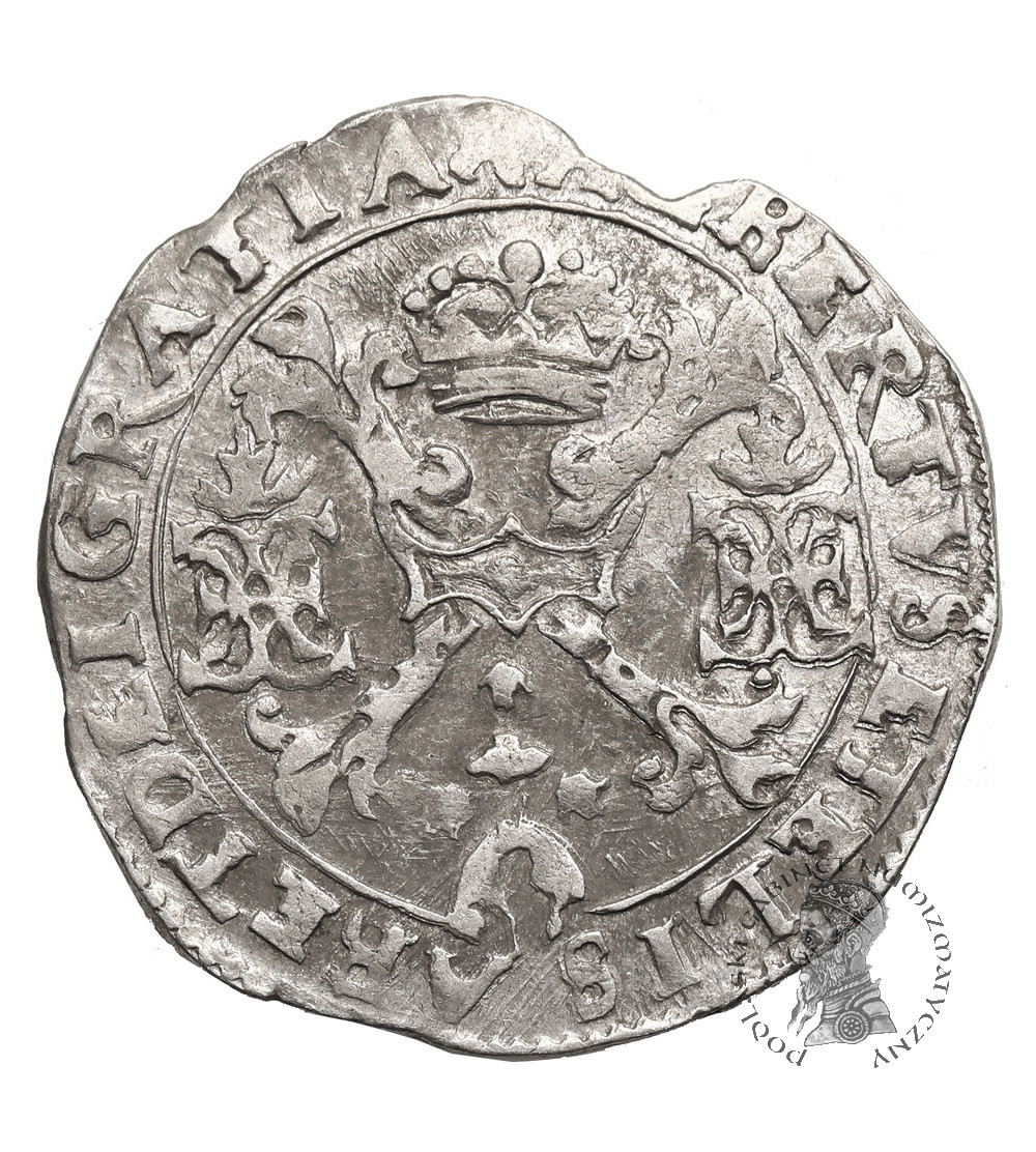 Niderlandy Hiszpańskie, Albert i Izabela 1598-1621. 1/4 talara (Patagona) bez daty, Tournai / Doornik