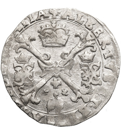 Spanish Netherlands, Flandres (Belgie). Albert and Isabelle, 1598-1621. 1/4 Patagon, no date, Brugge Mint