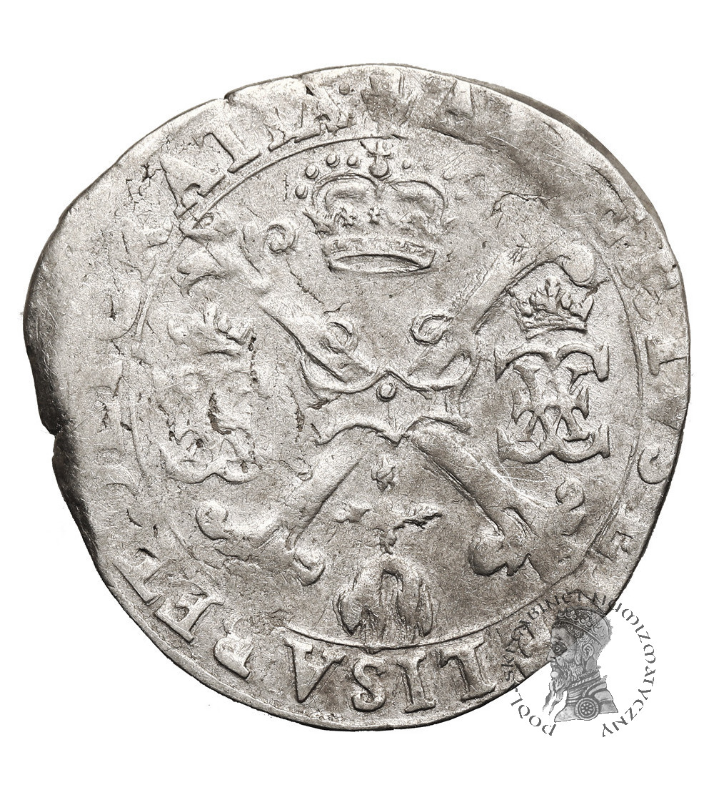 Spanish Netherlands, Brabant (Belgie). Albert and Isabelle, 1598-1621. 1/4 Patagon no date, Antwerp Mint