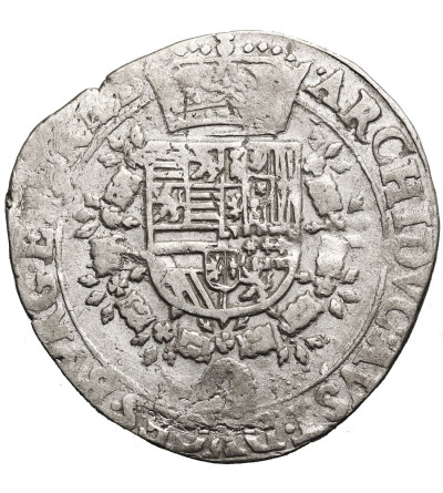 Niderlandy Hiszpańskie, Brabancja (Belgia). Albert i Izabela 1598-1621. 1/4 Talar (Patagona) bez daty, mennica Antwerpia