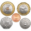 Mauritania. AH 1339 / 2017 AD coin set, 5 pcs, 1/5, 1, 5, 10, and 20 Ouguiya 2017