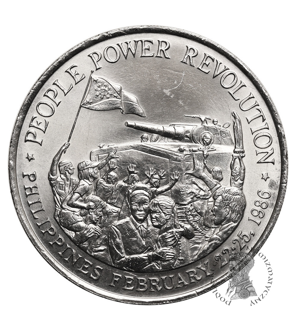 Philippines. 10 Piso 1988, People Power Revolution