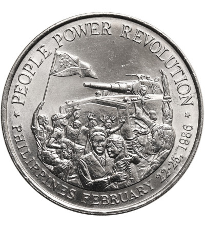 Philippines. 10 Piso 1988, People Power Revolution