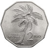 Philippines. 2 Piso 1983, Coconut Palm (Cocos nucifera)
