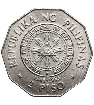 Filipiny. 2 Piso 1990, 100 rocznica urodzin Elpidio Rivery Quirino
