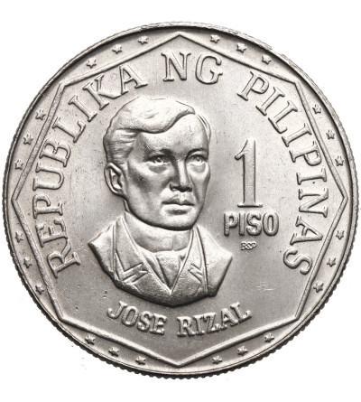 Philippines. 1 Piso 1981, Jose Rizal