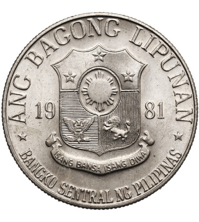 Filipiny. 1 Piso 1981, Jose Rizal