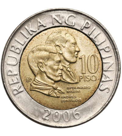 Filipiny. 10 Piso 2006