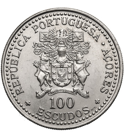 Azory. 100 Escudos 1986, 10 rocznica wprowadzenia autonomii regionalnej