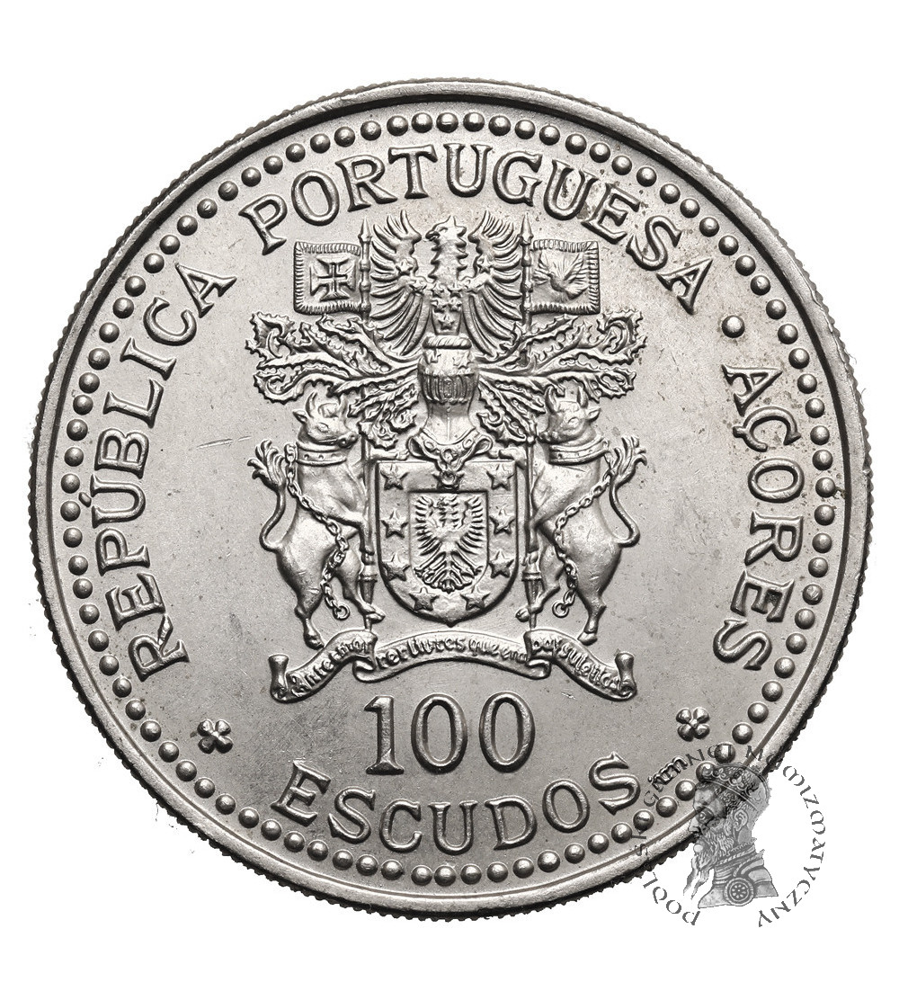 Azory. 100 Escudos 1986, 10 rocznica wprowadzenia autonomii regionalnej