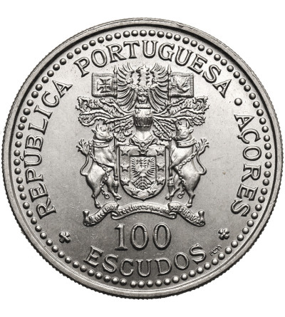 Azory. 100 Escudos 1986, 10 rocznica wprowadzenia autonomii regionalnej