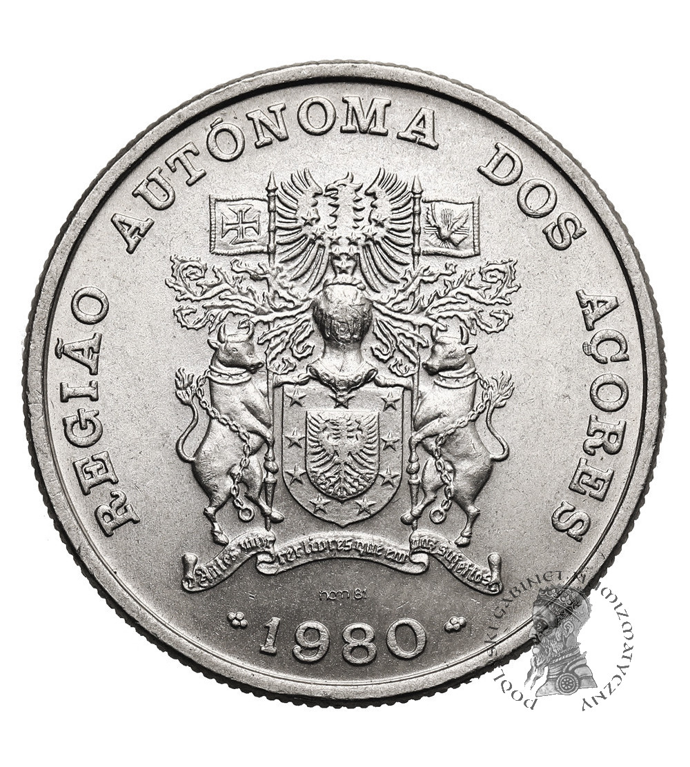 Azores. 25 Escudos 1980, Regional Autonomy of the Azores