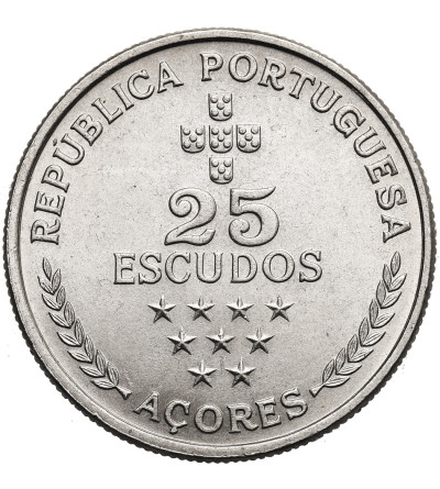 Azory. 25 Escudos 1980, Autonomia Regionalna Azorów