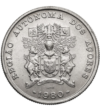 Azory. 25 Escudos 1980, Autonomia Regionalna Azorów