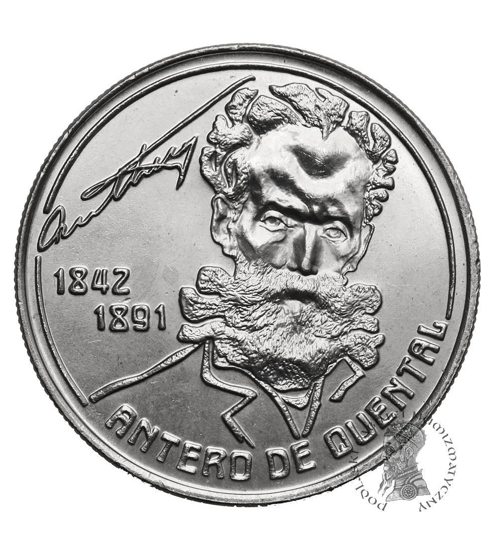 Azory. 100 Escudos 1991, 100 rocznica śmierci poety Antero de Quental