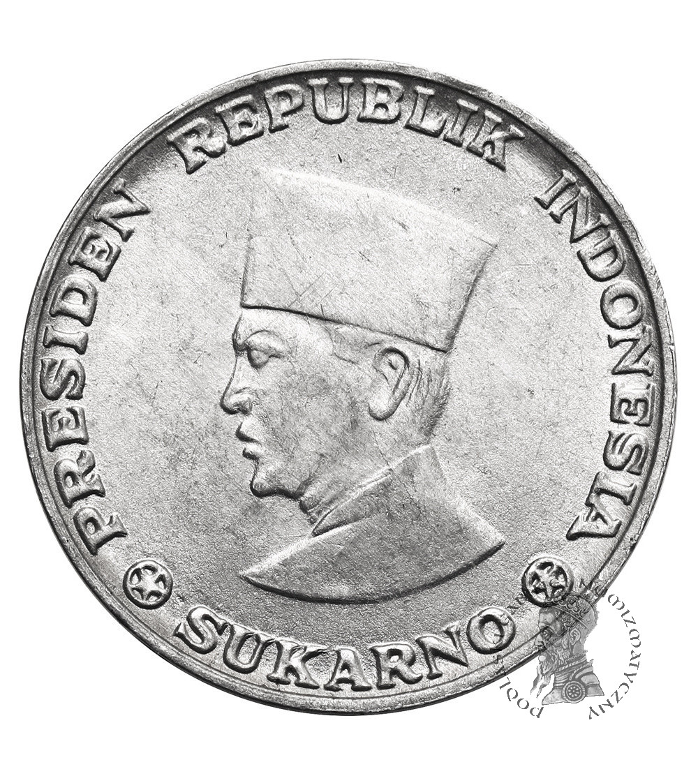 Indonezja, Archipelag Riau. 25 Sen 1962, Sukarno - obrzeże z napisem RIAU - KEPULAUAN