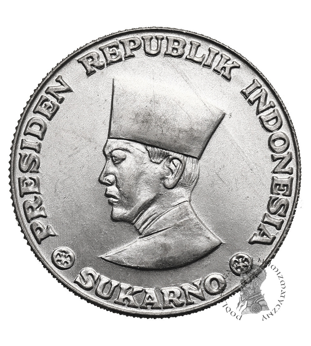 Indonezja, Irian Barat. 50 Sen 1962, Sukarno - obrzeże ząbkowane