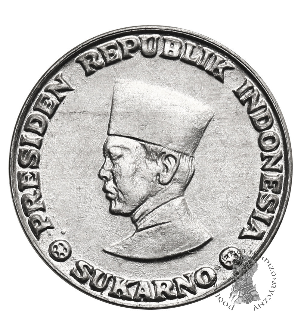 Indonesia, Irian Barat. 1 Sen 1962, Ahmad Sukarno - plain edge
