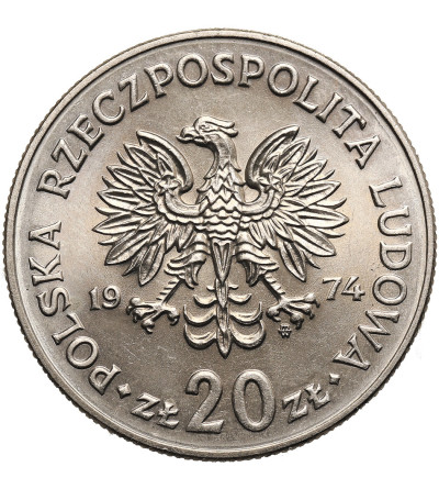 Poland, PRL (1952–1989). 20 Zlotys 1974, Marceli Nowotko