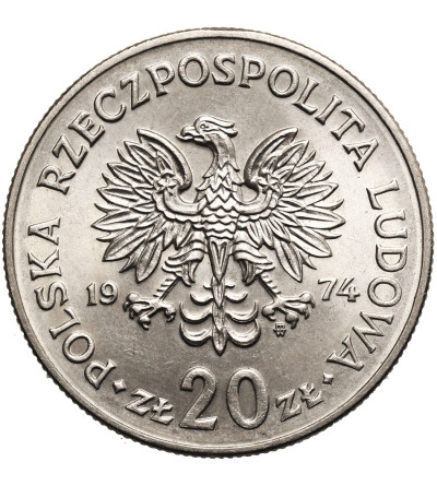 Polska, PRL (1952-1989). 20 złotych 1974, Marceli Nowotko