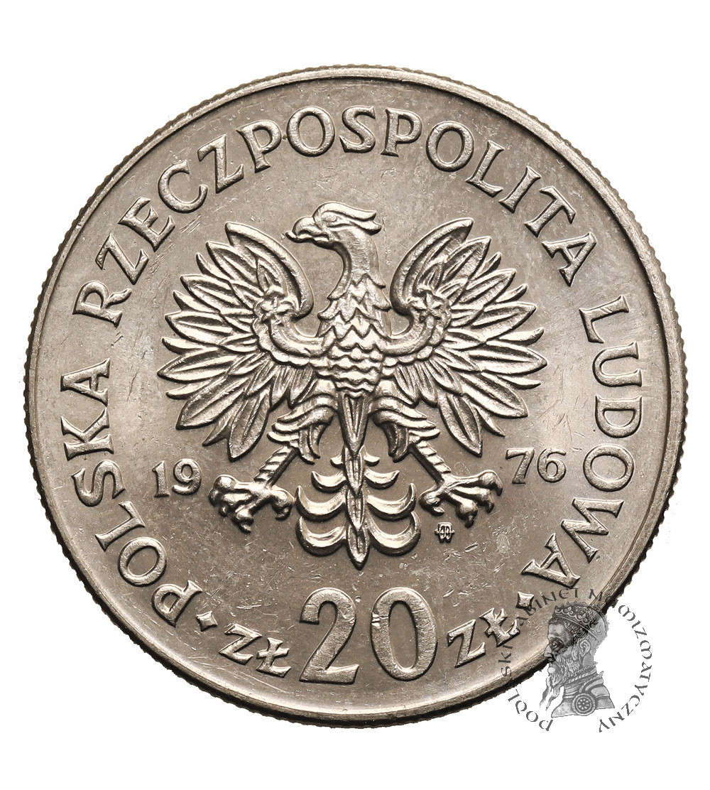 Poland, PRL (1952–1989). 20 Zlotys 1976, Marceli Nowotko
