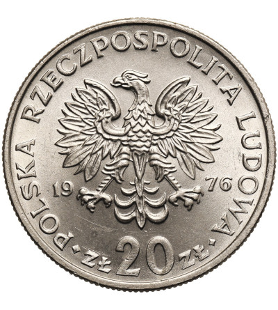 Poland, PRL (1952–1989). 20 Zlotys 1976 no mint mark, Marceli Nowotko