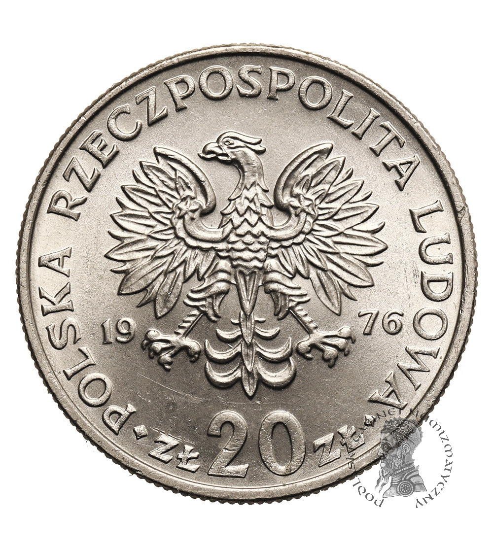Poland, PRL (1952–1989). 20 Zlotys 1976 no mint mark, Marceli Nowotko
