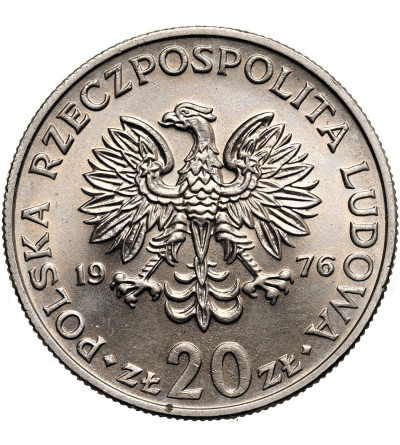 Polska, PRL (1952-1989). 20 złotych 1976 b.z., Marceli Nowotko