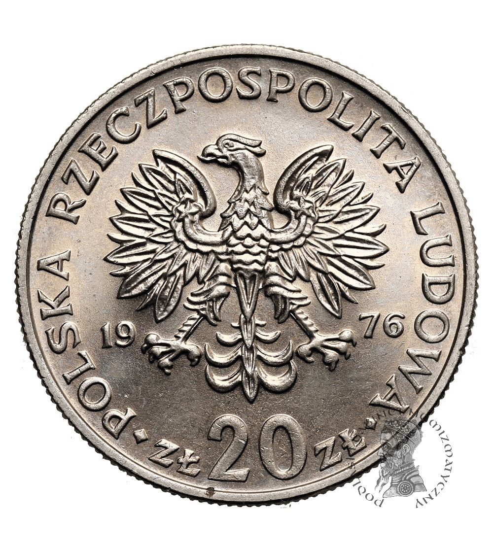 Polska, PRL (1952-1989). 20 złotych 1976 b.z., Marceli Nowotko