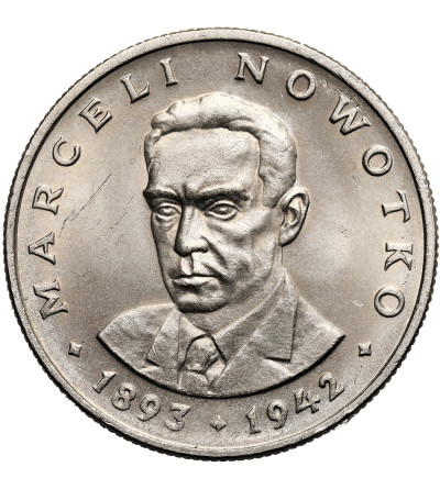 Poland, PRL (1952–1989). 20 Zlotys 1976 no mint mark, Marceli Nowotko