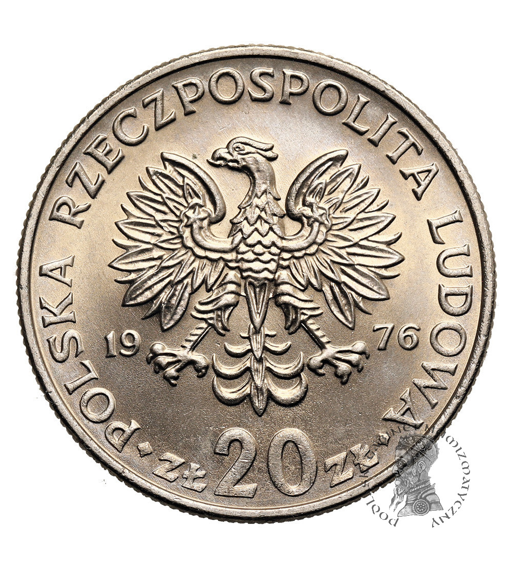 Polska, PRL (1952-1989). 20 złotych 1976 b.z., Marceli Nowotko