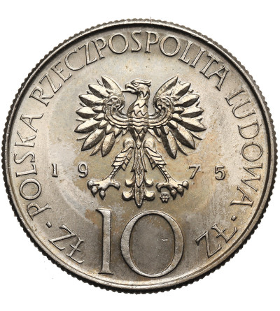 Polska, PRL (1952-1989). 10 złotych 1975, Adam Mickiewicz