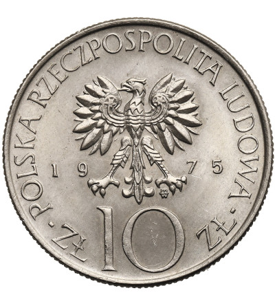 Polska, PRL (1952-1989). 10 złotych 1975, Adam Mickiewicz