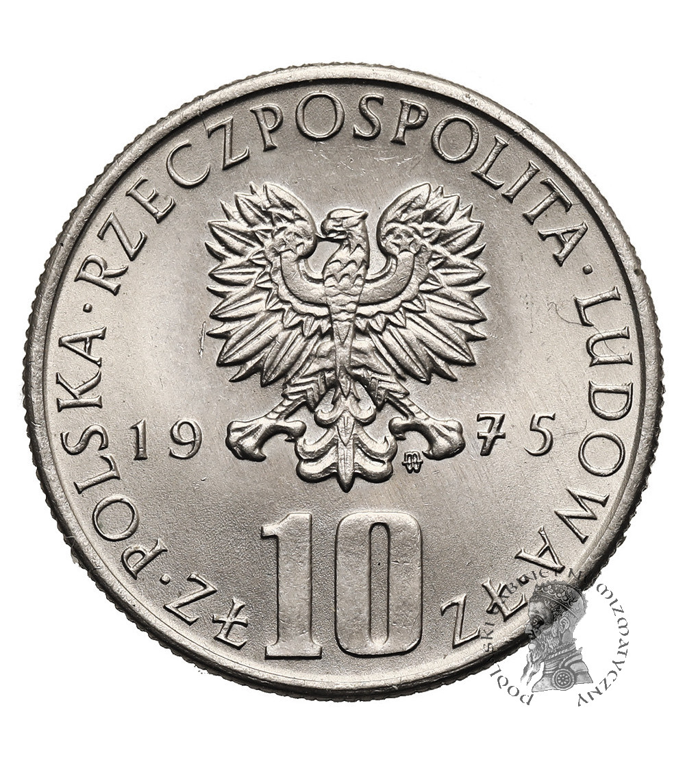 Poland, PRL (1952-1989). 10 Zlotys 1975, Boleslaw Prus