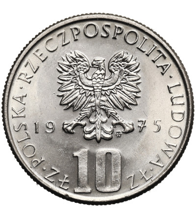 Poland, PRL (1952-1989). 10 Zlotys 1975, Boleslaw Prus