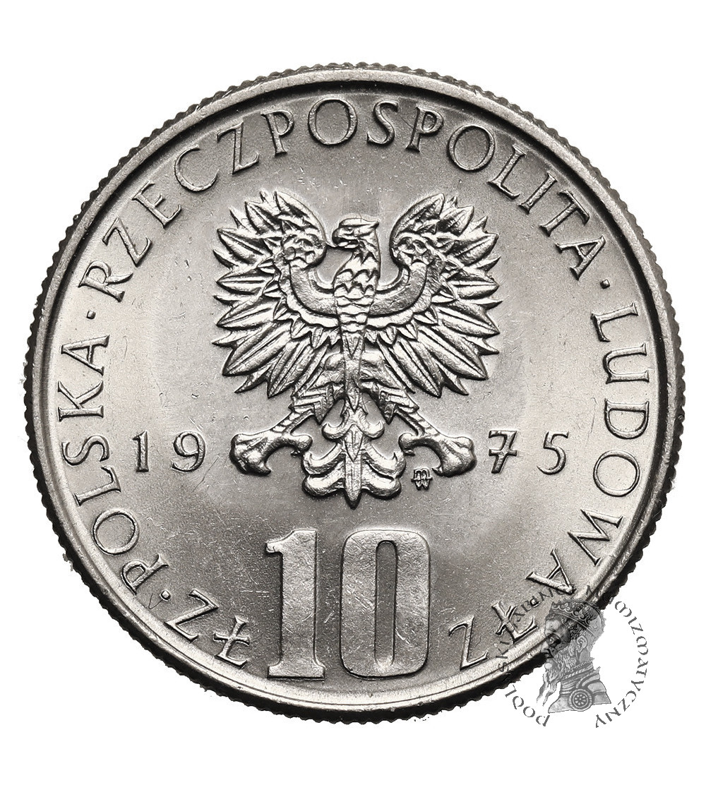 Polska, PRL (1952-1989). 10 złotych 1975, Bolesław Prus