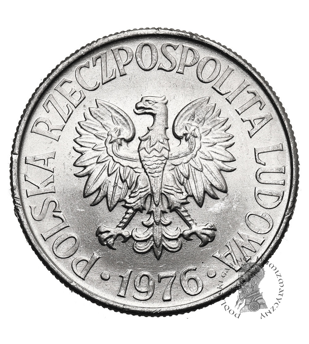 Polska, PRL (1952-1989). 50 groszy 1976 bez znaku mennicy, Kremnica