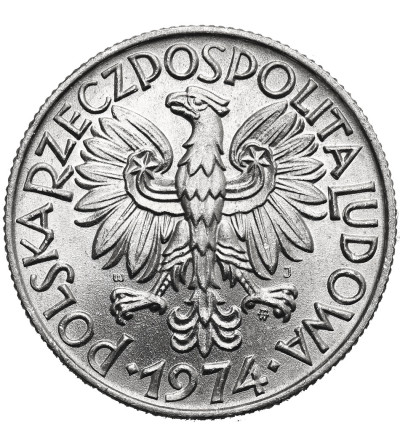 Polska, PRL (1952-1989). 5 złotych 1974, Rybak