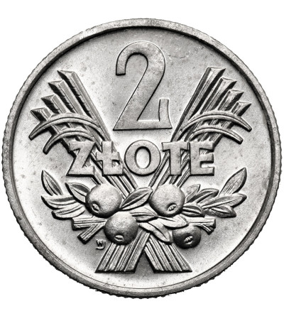 Poland, PRL (1952-1989). 2 Zlotys 1970, Blueberries