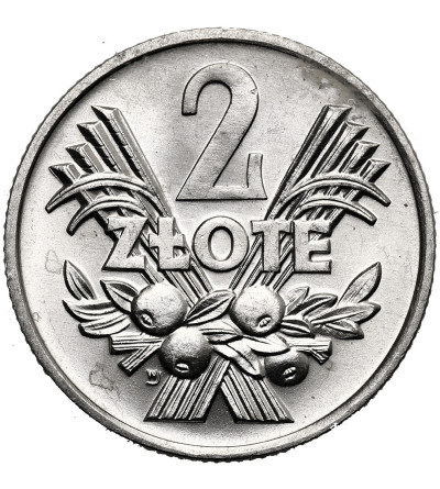 Poland, PRL (1952-1989). 2 Zlotys 1970, Blueberries