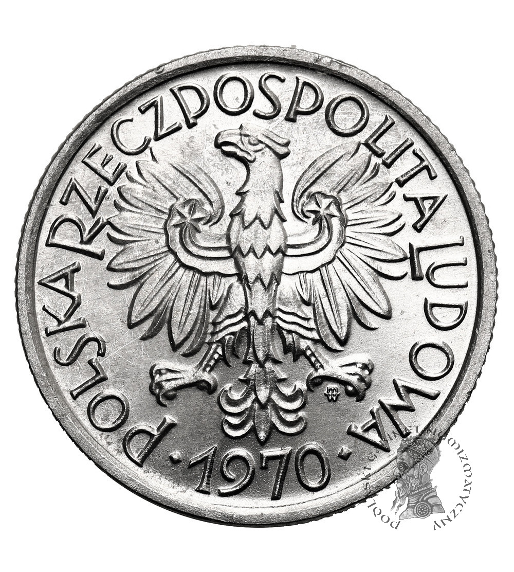 Polska, PRL (1952-1989). 2 złote 1970, jagody