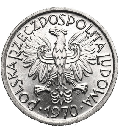 Polska, PRL (1952-1989). 2 złote 1970, jagody