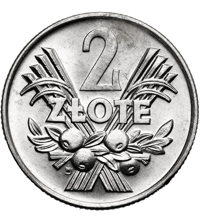 Poland, PRL (1952-1989). 2 Zlotys 1970, Blueberries