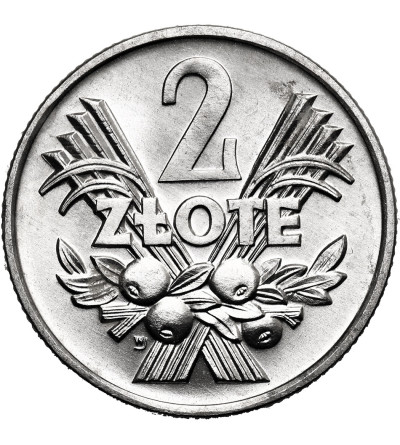 Poland, PRL (1952-1989). 2 Zlotys 1970, Blueberries