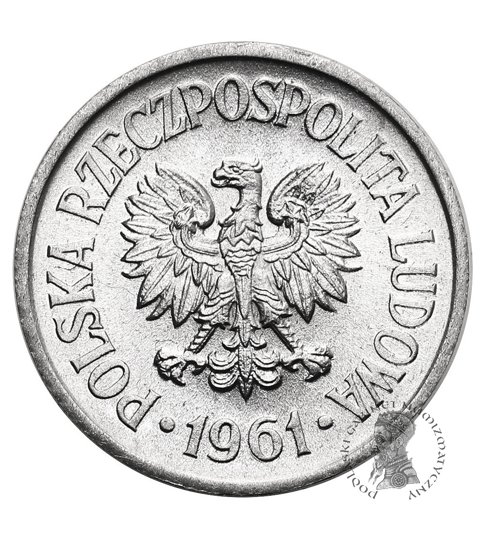 Polska, PRL (1952-1989). 10 groszy 1961 bez znaku mennicy, Warszawa