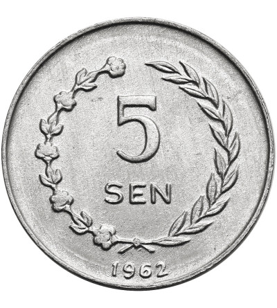 Indonezja, Archipelag Riau. 5 Sen 1962, Ahmad Sukarno - obrzeże z napisem RIAU - KEPULAUAN
